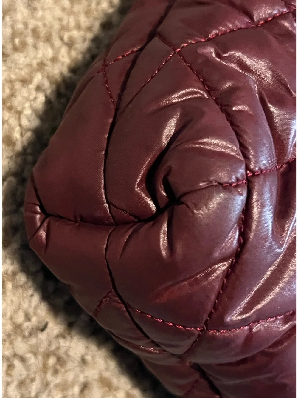 ♥️ CHANEL Coco Cocoon Burgundy Tote